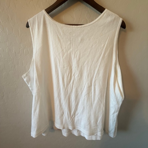 Tops - Studio Works Tank‎ Top Size Womens 1X Lace trim Basics
